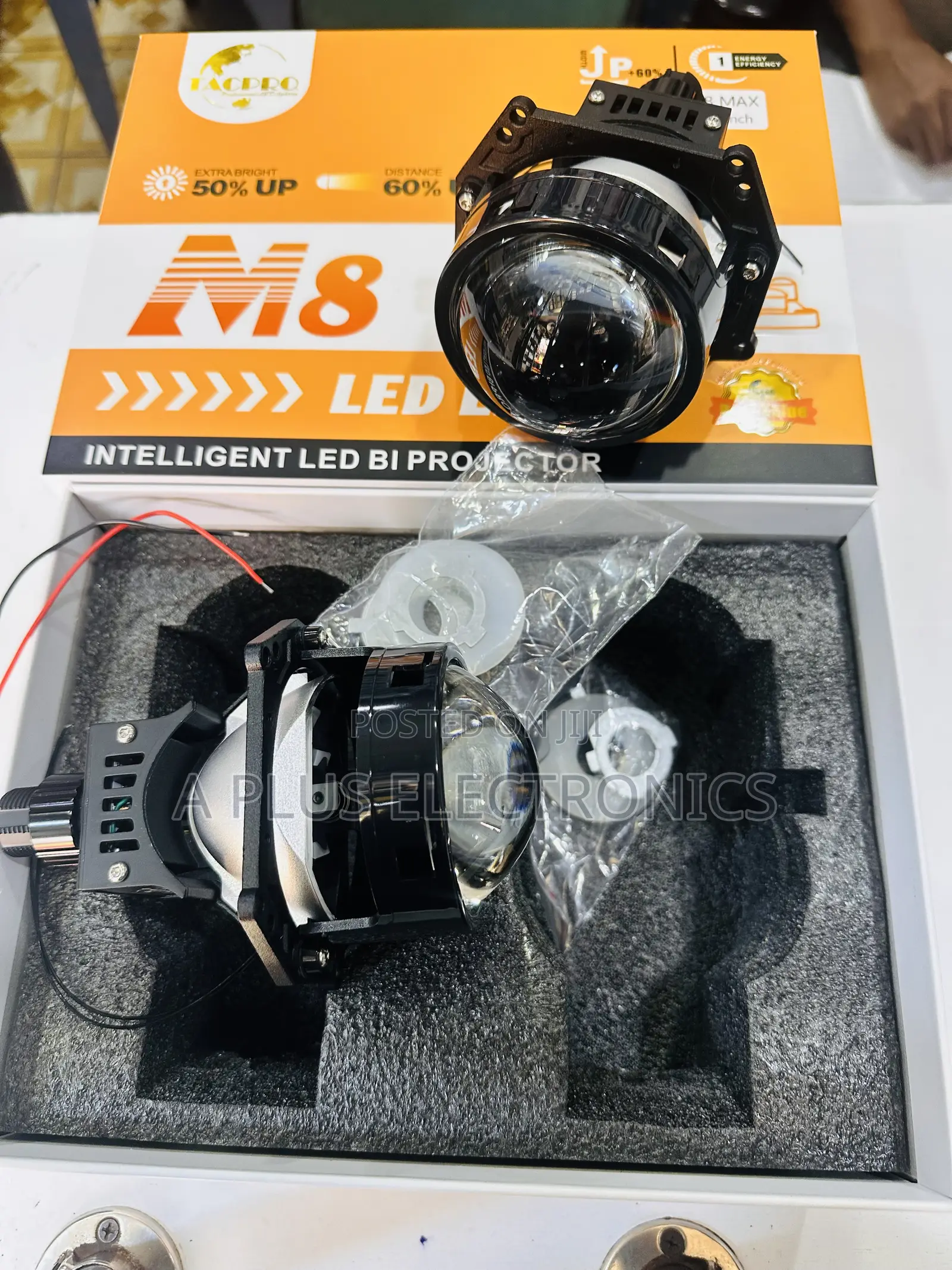 A8 Max Headlight Projector – Clear Vision Night Driving Light