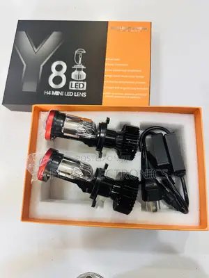 Y8 H4 Mini Projector Headlights - Plug Play Led Replacement