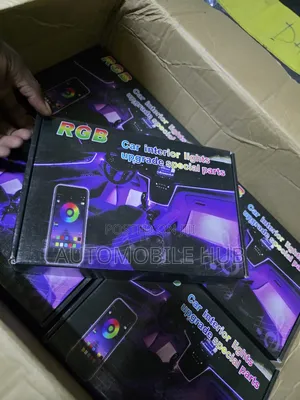 Universal RGB Interior Ambient Led Lights for Cars–App Music Control