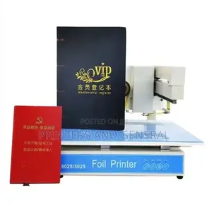 Digital Foil Printer Flatbed Hot Stamping Logo Printer
