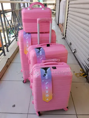 4-in-1 Luxury Rubber Suitcase/Briefcase | Unbreakable