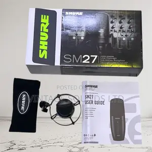 Shure Sm27 Large Diaphragm Cardioid Vocal Microphone