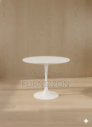 Premium Marble Pattern Round Table