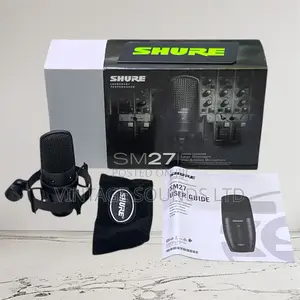 Shure Sm27 Large Diaphragm Instrument Vocal Condenser Microphone