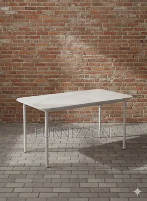 Modern Home White Marble Top Dining Table