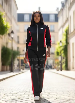 Ladies Tracksuit Two Piece 
Set