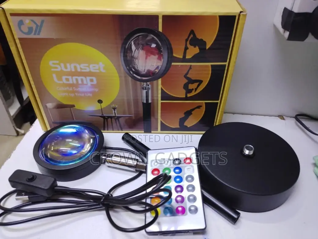 Adjustable Sunset Projection Lamp For Tiktok Streaming
