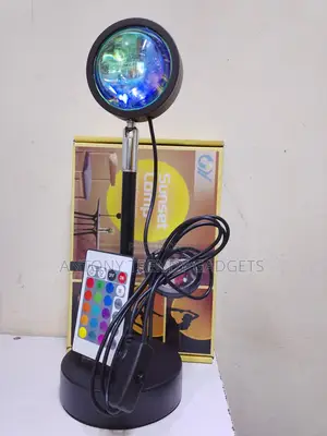 Remote Control Sunset Projection Lamp