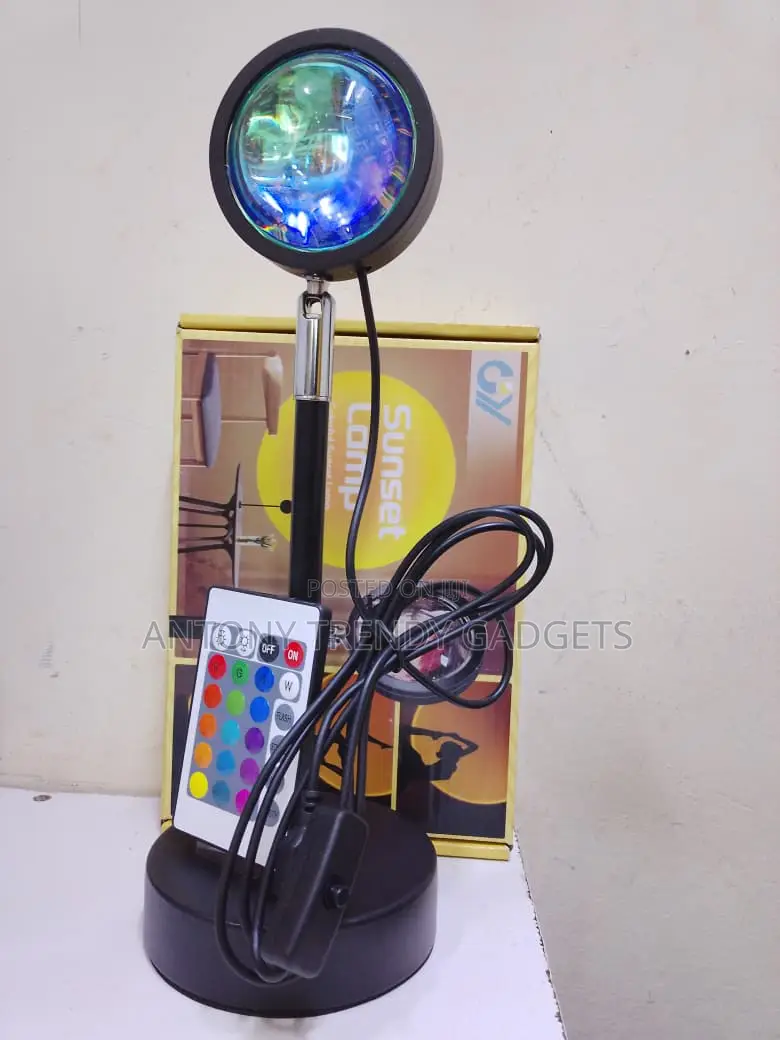 Remote Control Sunset Projection Lamp