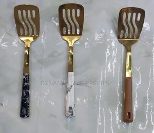 Golden Serving Spoon