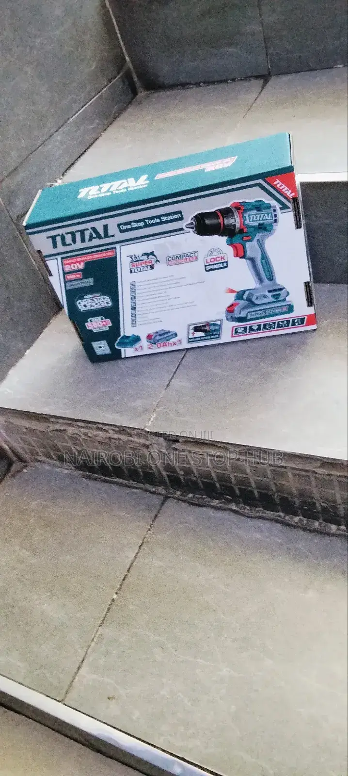 Total 20v Battery Drill – Strong Torque, Easy Handling