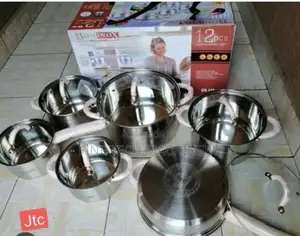Bominox 12pc Stainless Steel Cookware