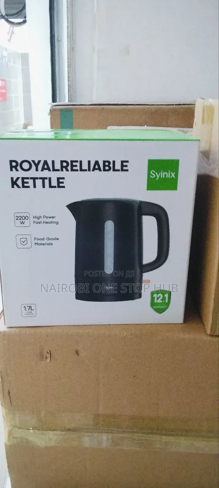 Original Syinix Royal Electric Kettle 1.7l