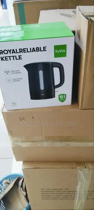 Syinix Electric Kettle 2200w With Fast Boil