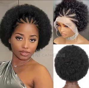 Frontal Lines Afro Baby Wig