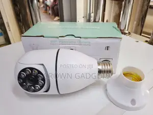 380° Wifi Panorama CCTV Bulb Camera With Night Vision