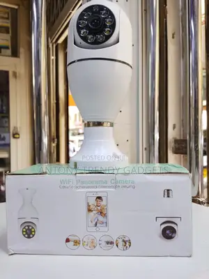 E27 Smart Wifi Bulb Camera 360° Panoramic Surveillance
