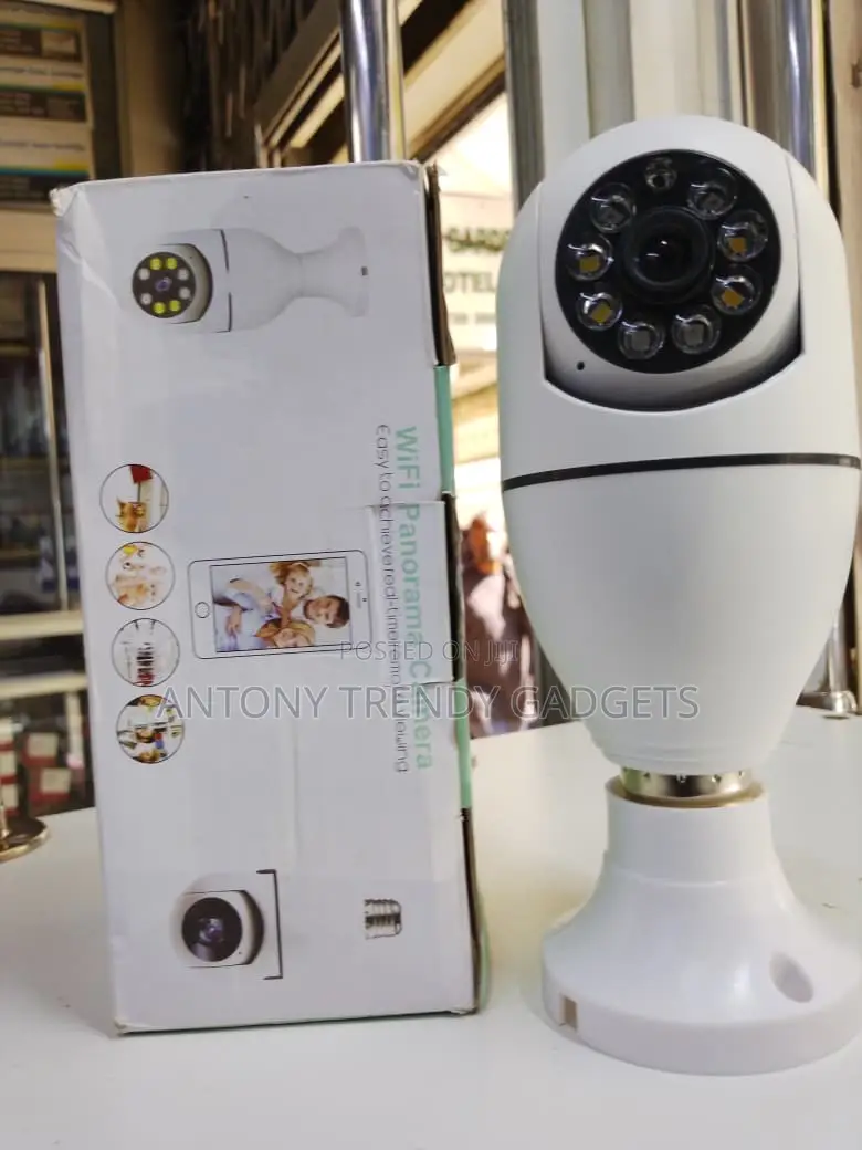 E27 Wi-fi Panoramic Security Camera