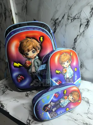3 in 1 Cartoon School Bag Set