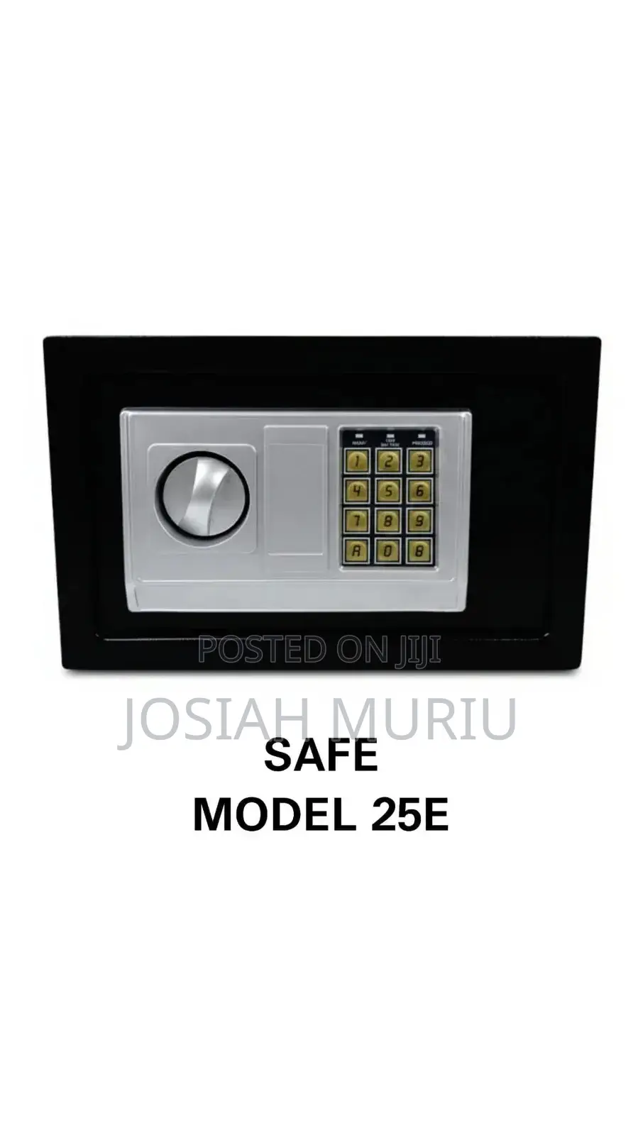 Electronic Digital Security Safe Box, Model 25e.