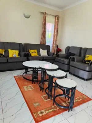 Luxury Black Marble Table Set