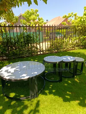 Luxury Black Marble Table Set