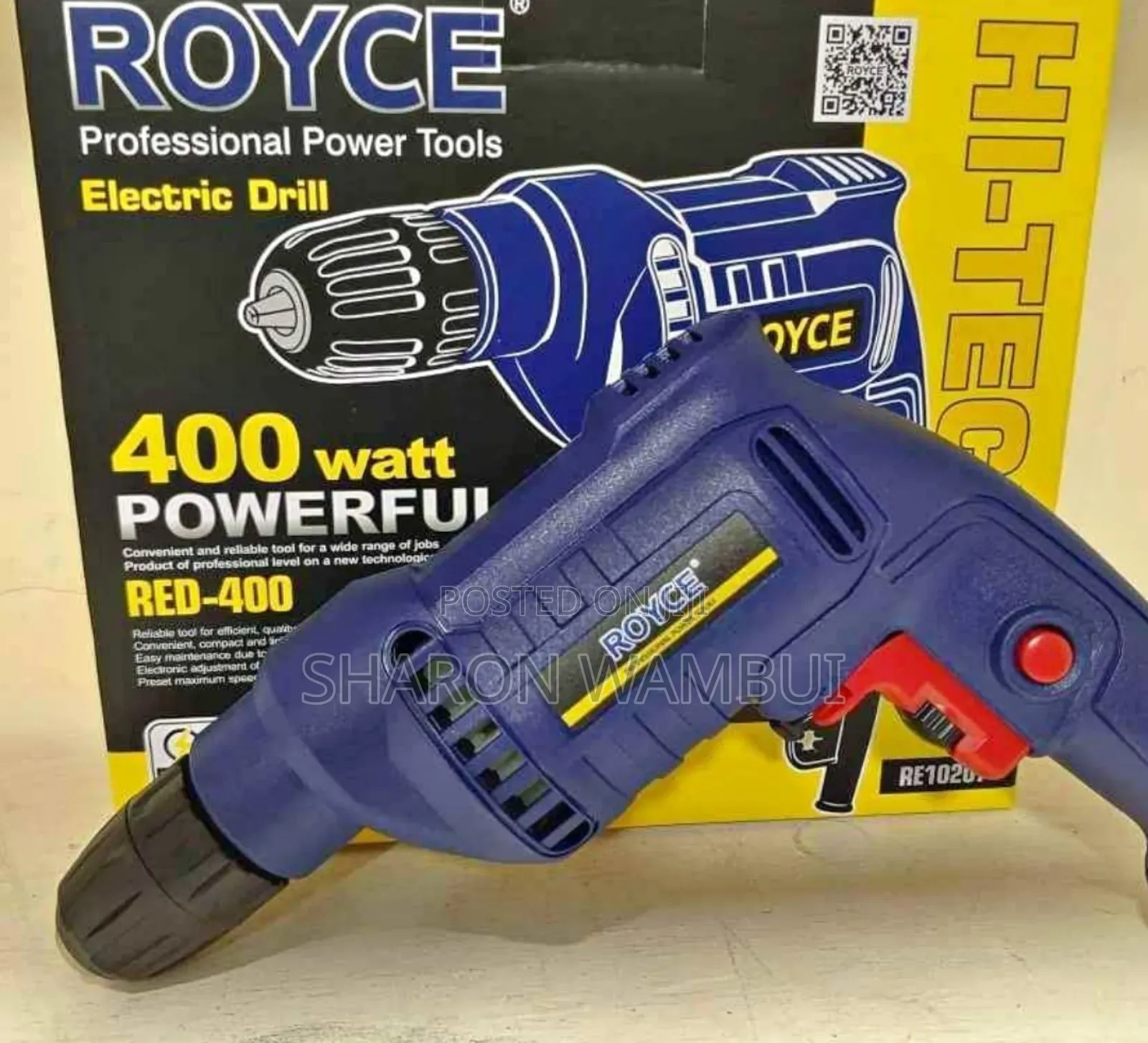 400w Royce Drill Machine/ Electric Royce Drill