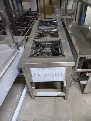 Stainless Steel Commercials Kitchen 3-Burner Cooker