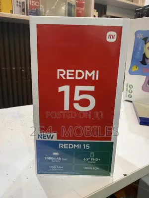 New Xiaomi Redmi 15 128 GB Black