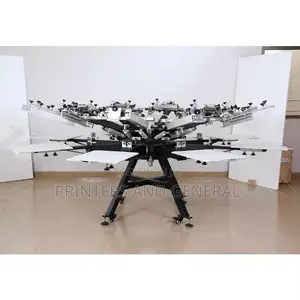 6 Color 6 Station Silk Screen Printing Rotary Screen Printing Machine