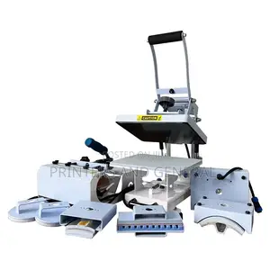 8 in 1 Heat Press Machine for T-Shirts/Cup/Hat/Pen/Plate