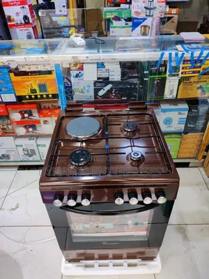 Ramtons 3 Gas + 1 Electric Cooker With Oven - Brown