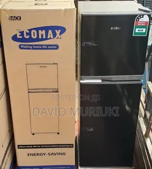 Ecomax 138 Litres Dark Silver Double Doors Refrigerator.