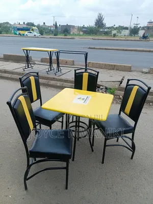 Restaurant or Hotel Set, Black and Yellow 