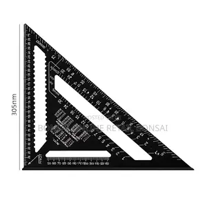 12-Inch Metric Layout Speed Square Carpenter Measuring Tool Aluminum