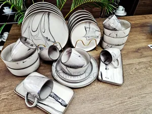 26pcs Ceramic Gold Dinner Set