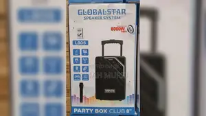 Globalstar Portable Club 8 Inches Trolley Portable Speaker