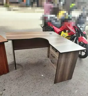 Compact L-Shape Desk for Home Office