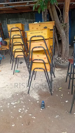 Students Lockers and Chairs.