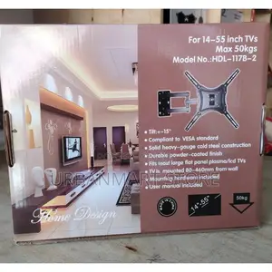Heavy-Duty Swivel Tv Mount – 14-55 Inch, 50kg Max Load