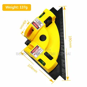 90° Laser Level Right Angle Tool for Tile Laying Alignment