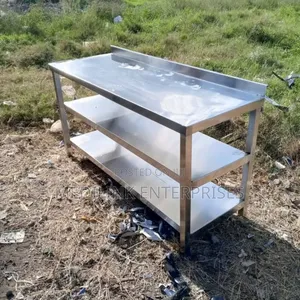 3 Shelved Stainless Steel Commercial Kitchen Racks