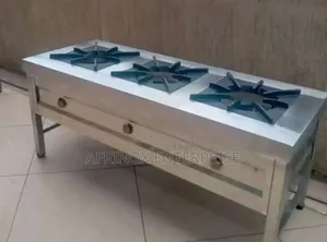 3-Burner Stainless Steel Cooker