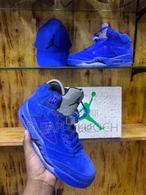 Air Jordan 5 Retro Suede Leather Shoes