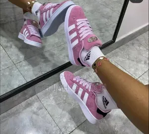Pink Women Adidas Campus Sneakers