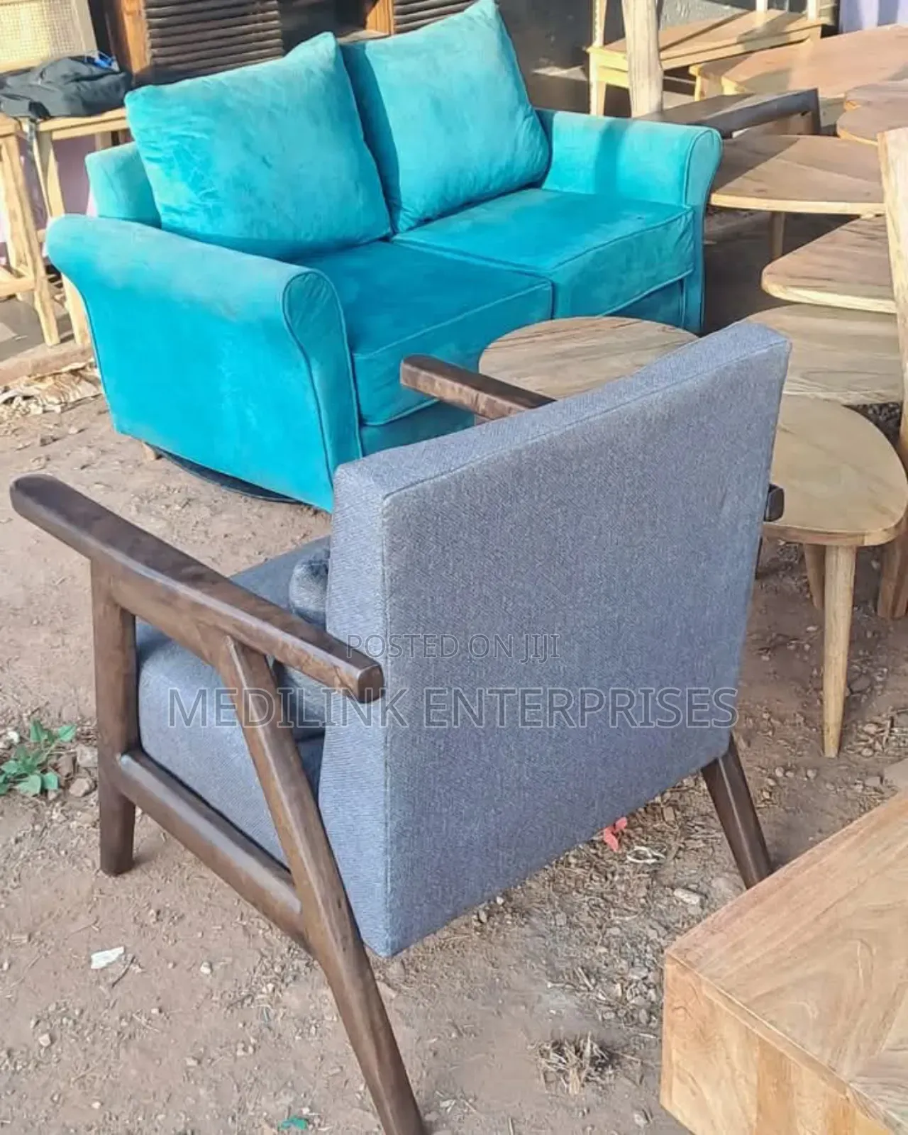Upholstered Walnut Creek Single Armchairs