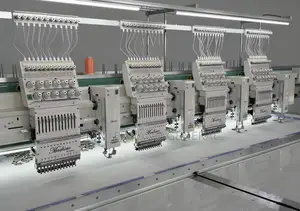 Industrial 4 Head Embroidery Machine 9 Needles