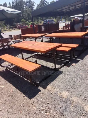 Wooden Metallic 6ft Garden Outdoor Benches