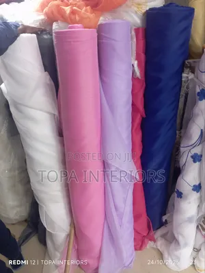 Soft Plain Coloured Light Sheers Per Metre