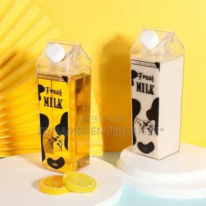 500ml Clear Milk Carton Water Bottle